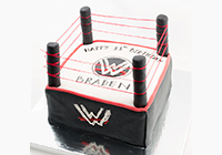 WWE Fondant Cake