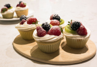 Fruit Tart Cupcakes